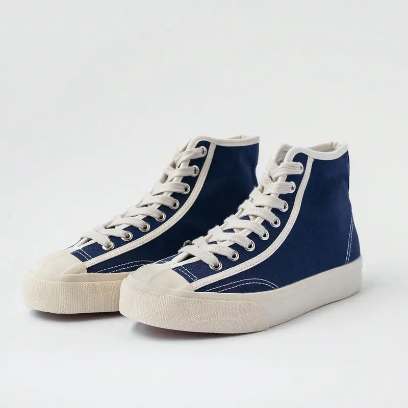 Women's 2026 New White High-Top Canvas Sneakers - Japanese Retro Casual Versatile Summer Shoes, Sneaker
